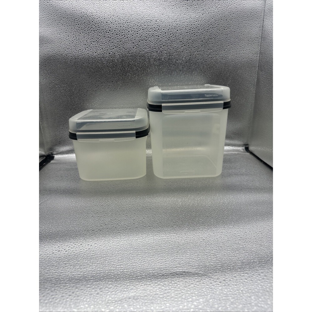 Tupperware Modular Mates Size 2 & 3 Baker's Delight Cup Storage Set Of 2
